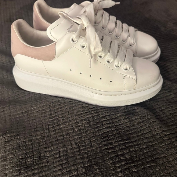 Alexander McQueen sneakers Women white pink shoes